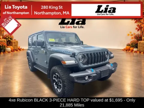 Gray 2024 Jeep Wrangler Rubicon 4xe for sale in Northampton, MA