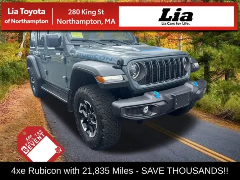 Gray 2024 Jeep Wrangler Rubicon 4xe for sale in Northampton, MA