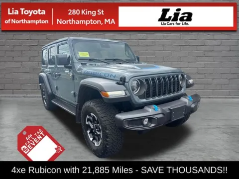 Gray 2024 Jeep Wrangler Rubicon 4xe for sale in Northampton, MA