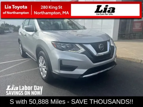 Silver 2018 Nissan Rogue S for sale in Northampton, MA