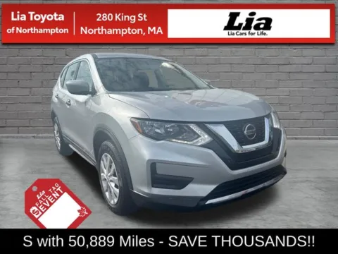 Silver 2018 Nissan Rogue S for sale in Northampton, MA