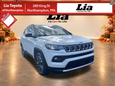 White 2024 Jeep Compass Limited for sale in Northampton, MA