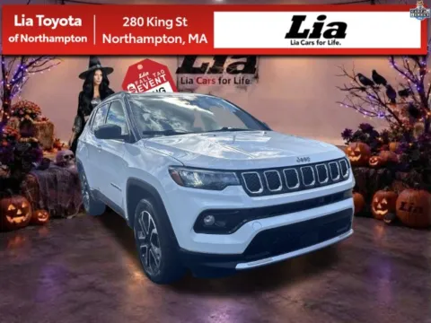 White 2024 Jeep Compass Limited for sale in Northampton, MA