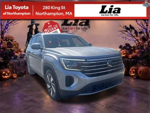 Silver 2025 Volkswagen Atlas 2.0T SE w/Technology for sale in Northampton, MA