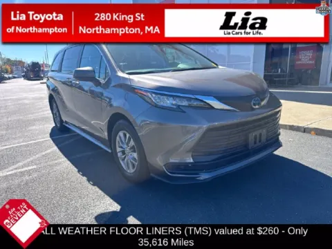 Gray 2023 Toyota Sienna LE for sale in Northampton, MA