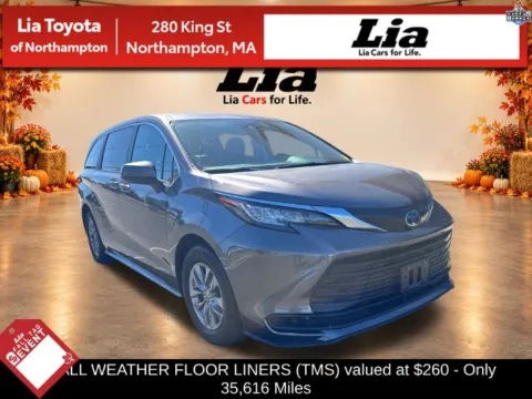 Gray 2023 Toyota Sienna LE for sale in Northampton, MA