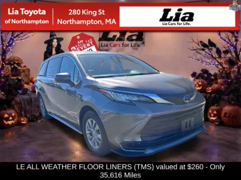 Gray 2023 Toyota Sienna LE for sale in Northampton, MA