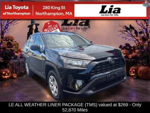 Black 2021 Toyota RAV4 LE for sale in Northampton, MA