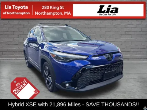 Blue 2024 Toyota Corolla Cross Hybrid XSE for sale in Northampton, MA