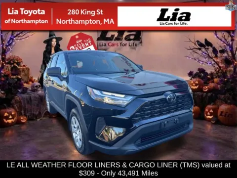 Black 2023 Toyota RAV4 LE for sale in Northampton, MA
