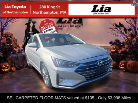 Silver 2019 Hyundai Elantra SEL for sale in Northampton, MA
