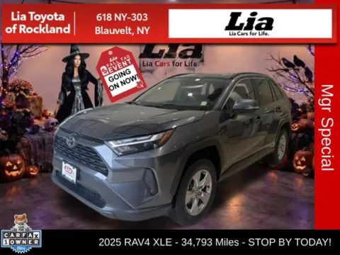 Gray 2025 Toyota RAV4 XLE for sale in Blauvelt, NY
