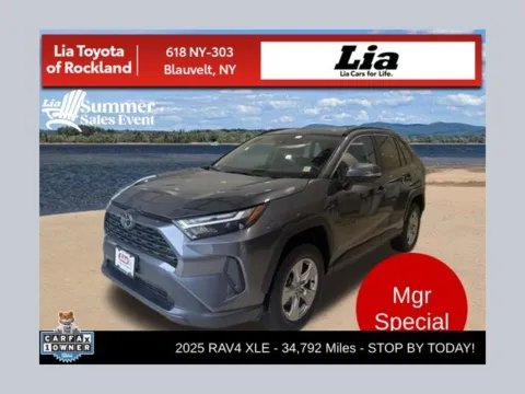 Gray 2025 Toyota RAV4 XLE for sale in Blauvelt, NY