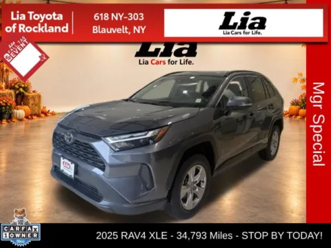 Gray 2025 Toyota RAV4 XLE for sale in Blauvelt, NY