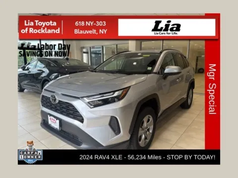 Silver 2024 Toyota RAV4 XLE for sale in Blauvelt, NY