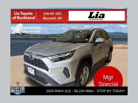 Silver 2024 Toyota RAV4 XLE for sale in Blauvelt, NY