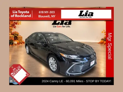 Black 2024 Toyota Camry LE for sale in Blauvelt, NY