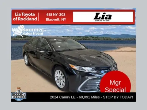 Black 2024 Toyota Camry LE for sale in Blauvelt, NY
