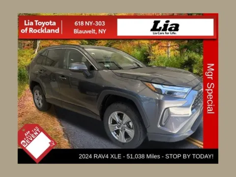 Gray 2024 Toyota RAV4 XLE for sale in Blauvelt, NY
