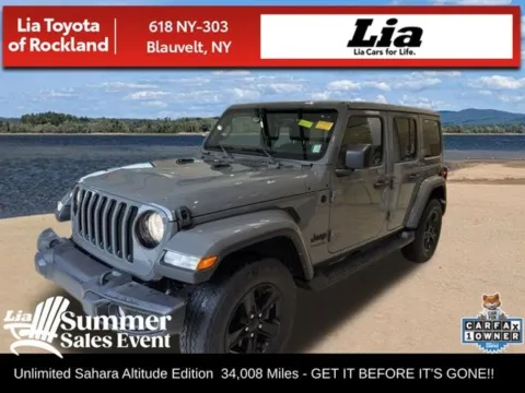Gray 2022 Jeep Wrangler Unlimited Sahara Altitude for sale in Blauvelt, NY