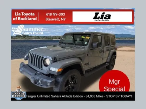 Gray 2022 Jeep Wrangler Unlimited Sahara Altitude for sale in Blauvelt, NY