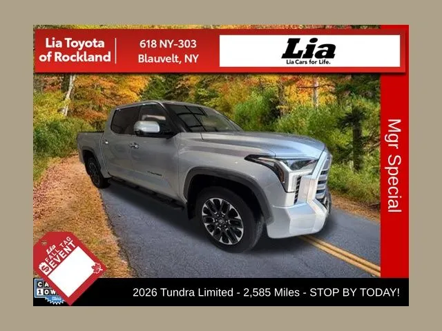 Silver 2026 Toyota Tundra Limited for sale in Blauvelt, NY