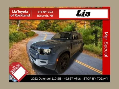 Blue 2022 Land Rover Defender 110 SE for sale in Blauvelt, NY