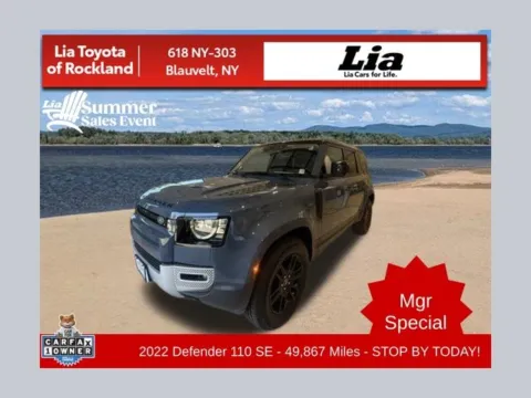 Blue 2022 Land Rover Defender 110 SE for sale in Blauvelt, NY