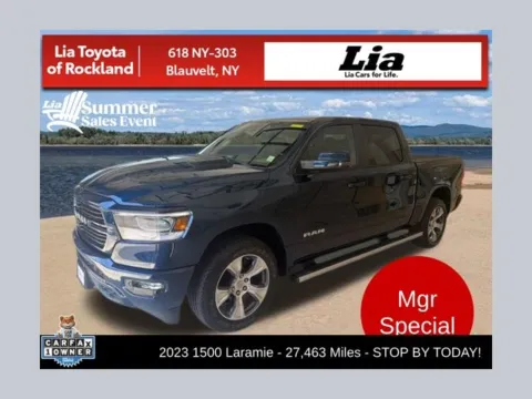 Blue 2023 Ram 1500 Laramie for sale in Blauvelt, NY