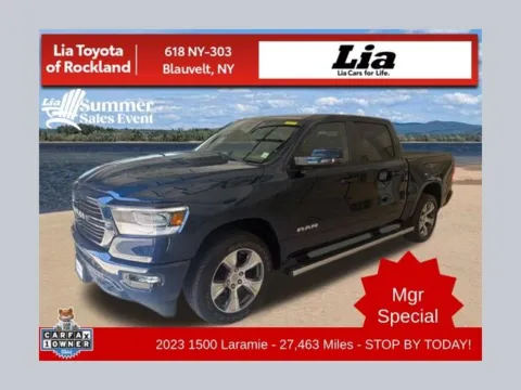 Blue 2023 Ram 1500 Laramie for sale in Blauvelt, NY