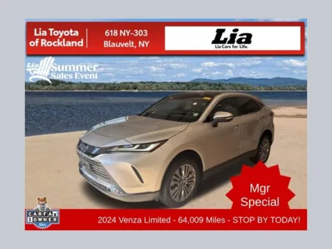 Gray 2024 Toyota Venza Limited for sale in Blauvelt, NY
