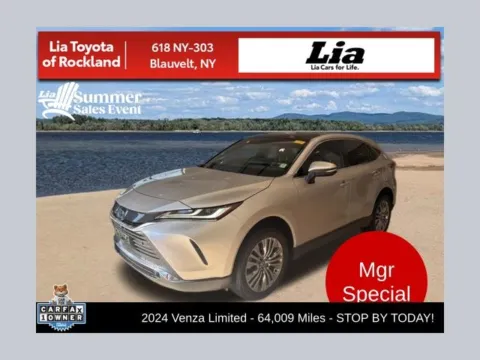 Gray 2024 Toyota Venza Limited for sale in Blauvelt, NY