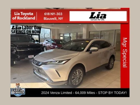Gray 2024 Toyota Venza Limited for sale in Blauvelt, NY