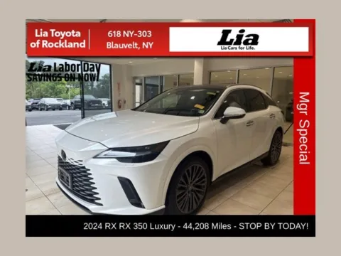 White 2024 Lexus RX 350 Luxury for sale in Blauvelt, NY