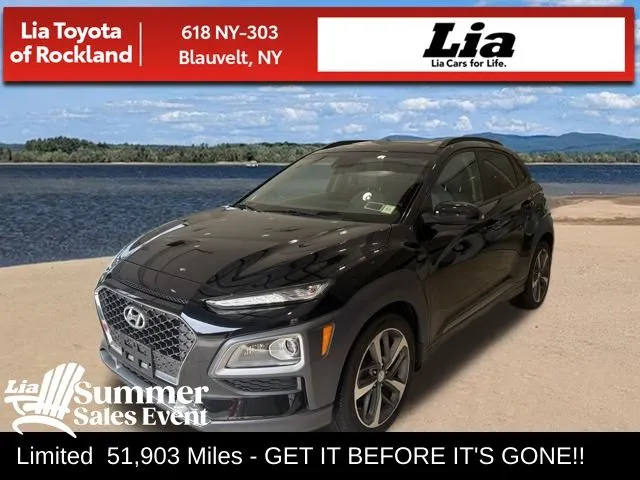 Black 2020 Hyundai Kona Limited for sale in Blauvelt, NY