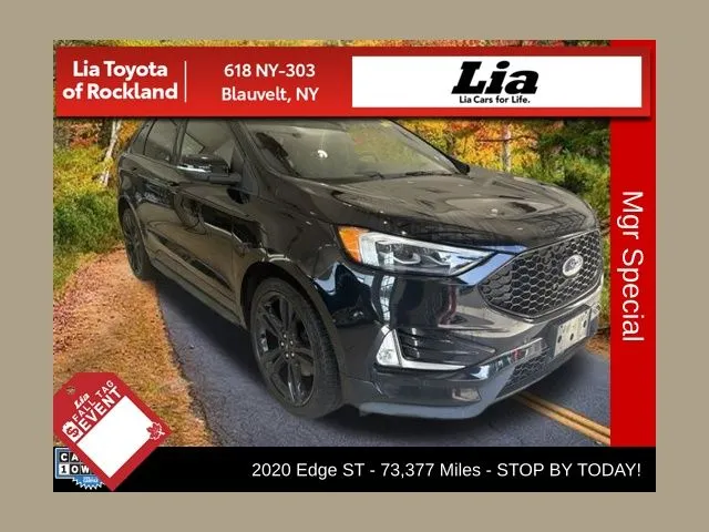 Black 2020 Ford Edge ST for sale in Blauvelt, NY