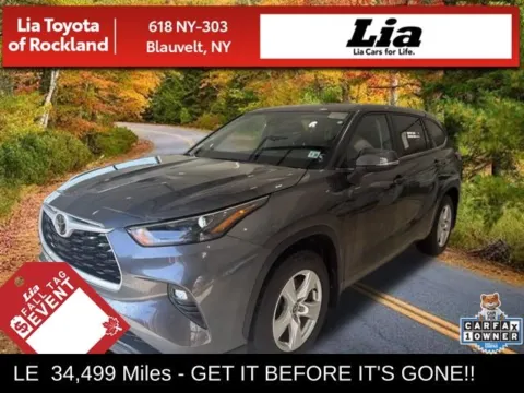 Gray 2025 Toyota Highlander LE for sale in Blauvelt, NY