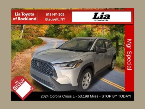 Silver 2024 Toyota Corolla Cross L for sale in Blauvelt, NY