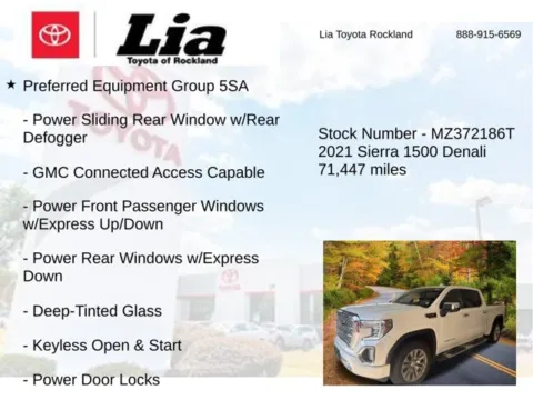 More photos of 2021 GMC Sierra 1500 Denali at Lia Toyota of Rockland, NY