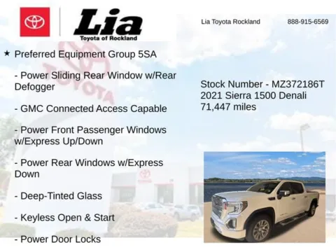 More photos of 2021 GMC Sierra 1500 Denali at Lia Toyota of Rockland, NY