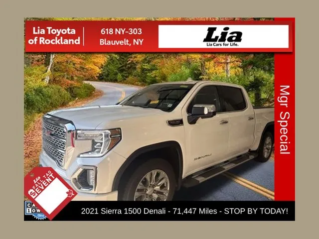 White 2021 GMC Sierra 1500 Denali for sale in Blauvelt, NY