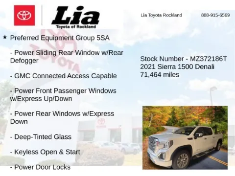 More photos of 2021 GMC Sierra 1500 Denali at Lia Toyota of Rockland, NY