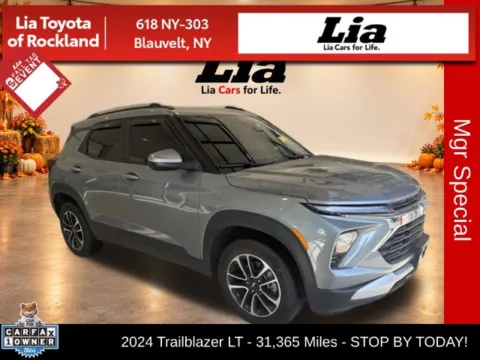 Gray 2024 Chevrolet TrailBlazer LT for sale in Blauvelt, NY