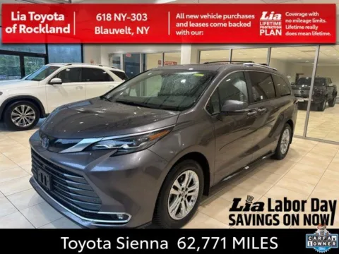 Gray 2024 Toyota Sienna Platinum for sale in Blauvelt, NY