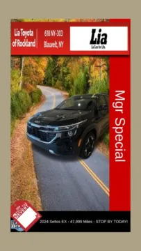 Black 2024 Kia Seltos EX for sale in Blauvelt, NY