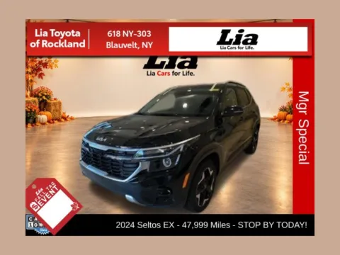 Black 2024 Kia Seltos EX for sale in Blauvelt, NY