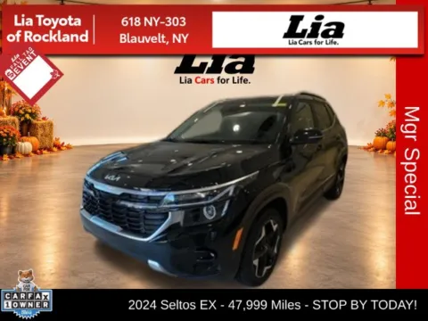 Black 2024 Kia Seltos EX for sale in Blauvelt, NY