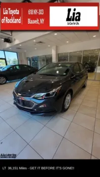 Gray 2016 Chevrolet Cruze LT for sale in Blauvelt, NY