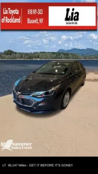 Gray 2016 Chevrolet Cruze LT for sale in Blauvelt, NY