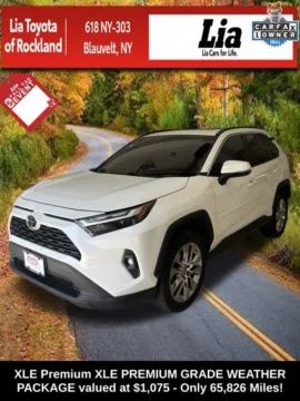 White 2022 Toyota RAV4 XLE Premium for sale in Blauvelt, NY